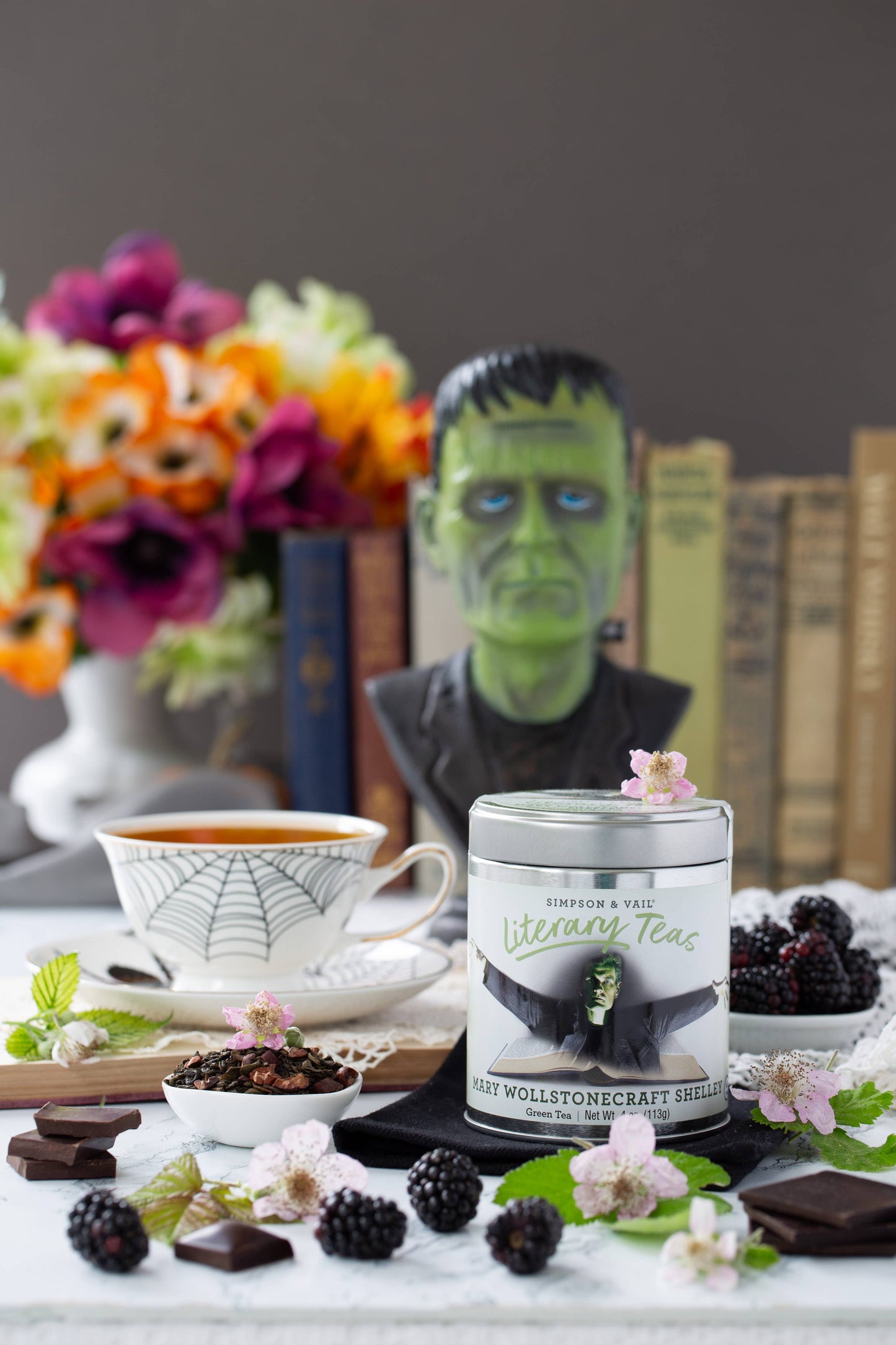 Mary Shelley's Green Tea Blend - 4 Ounce Tin