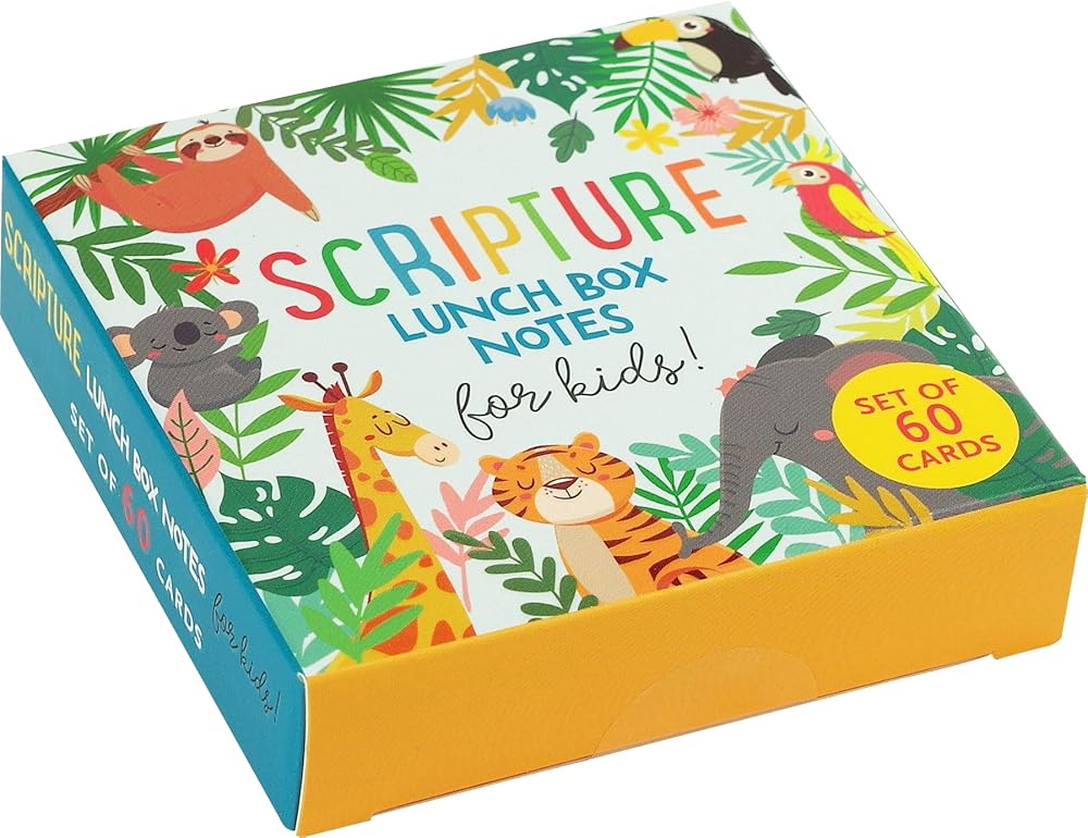 Scripture Lunch Box Notes for Kids (60 cards) (Noteworthy Card Decks) cover image