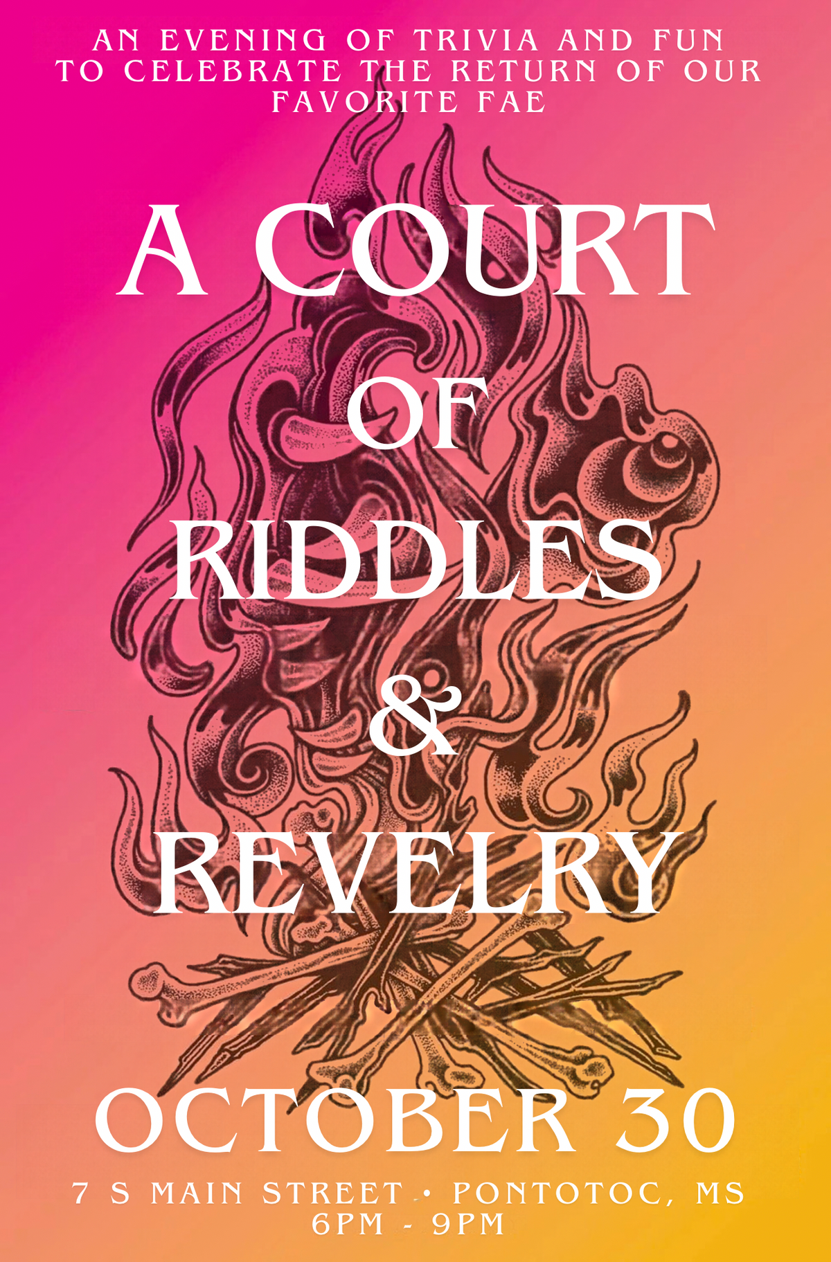 A Court of Riddles & Revelry at Bookends!