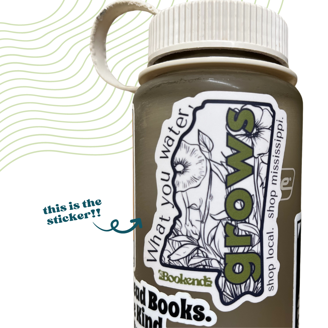 Bookends Mississippi Grows - Sticker
