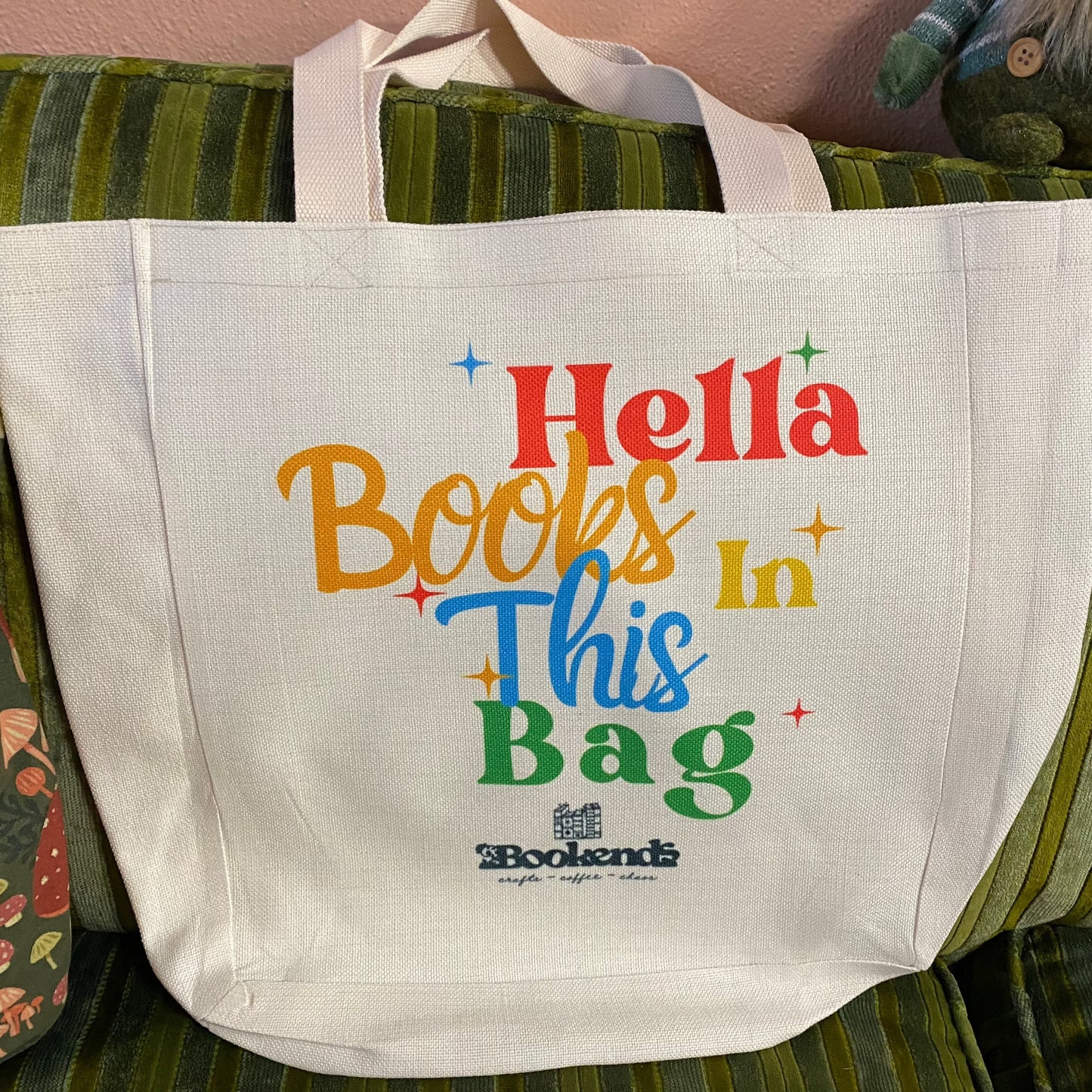 Bookends Canvas Tote (includes perpetual discount!)