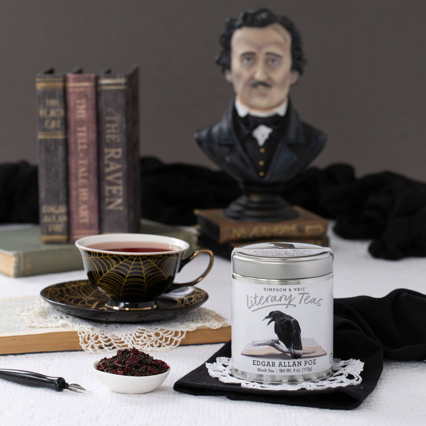 Edgar Allan Poe’s Black Tea Blend - 4 Ounce Tin