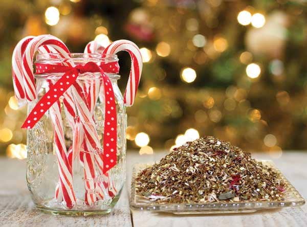 Candy Cane Rooibos Herbal Tisane - Organic, 4 Ounce Tin