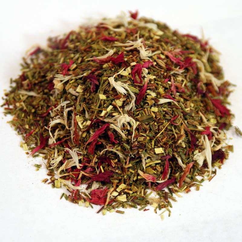 Candy Cane Rooibos Herbal Tisane - Organic, 4 Ounce Tin