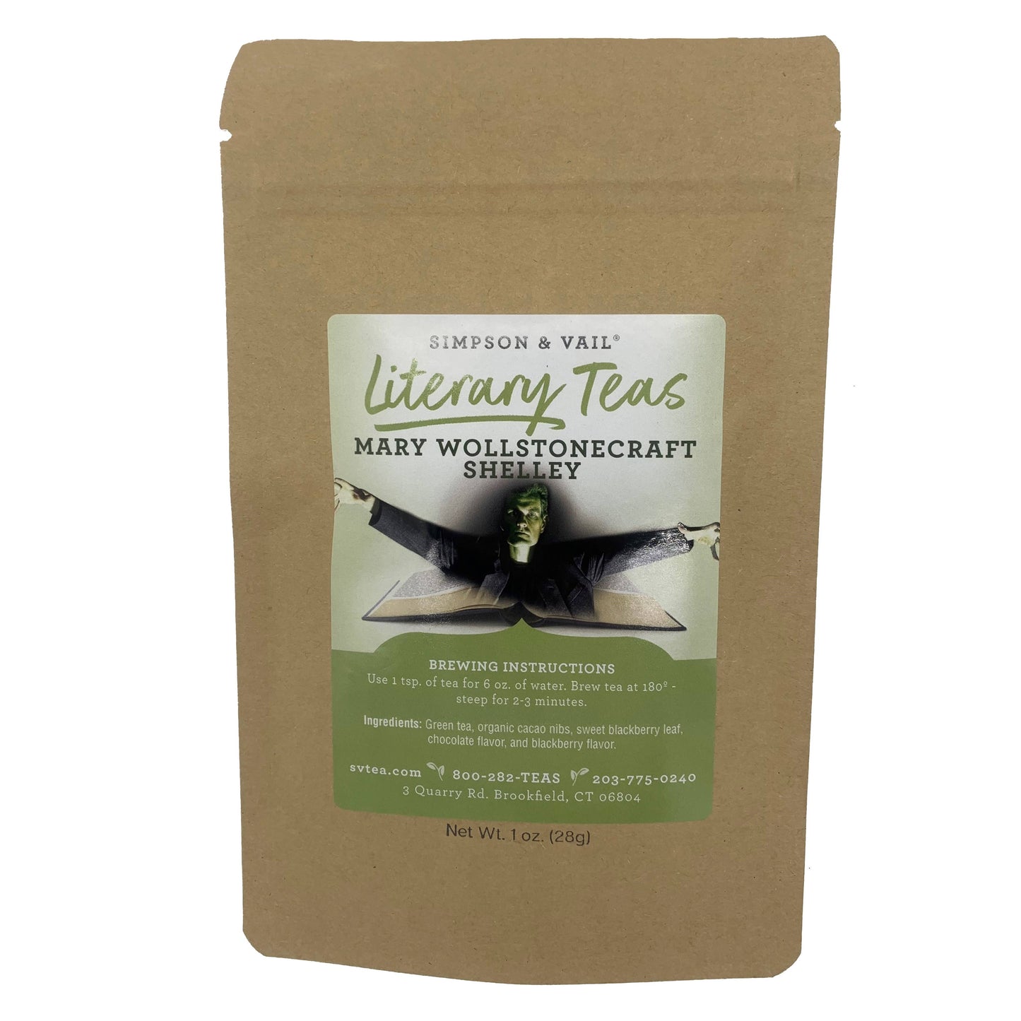 Mary Shelley's Green Tea Blend - 1 Ounce Packet