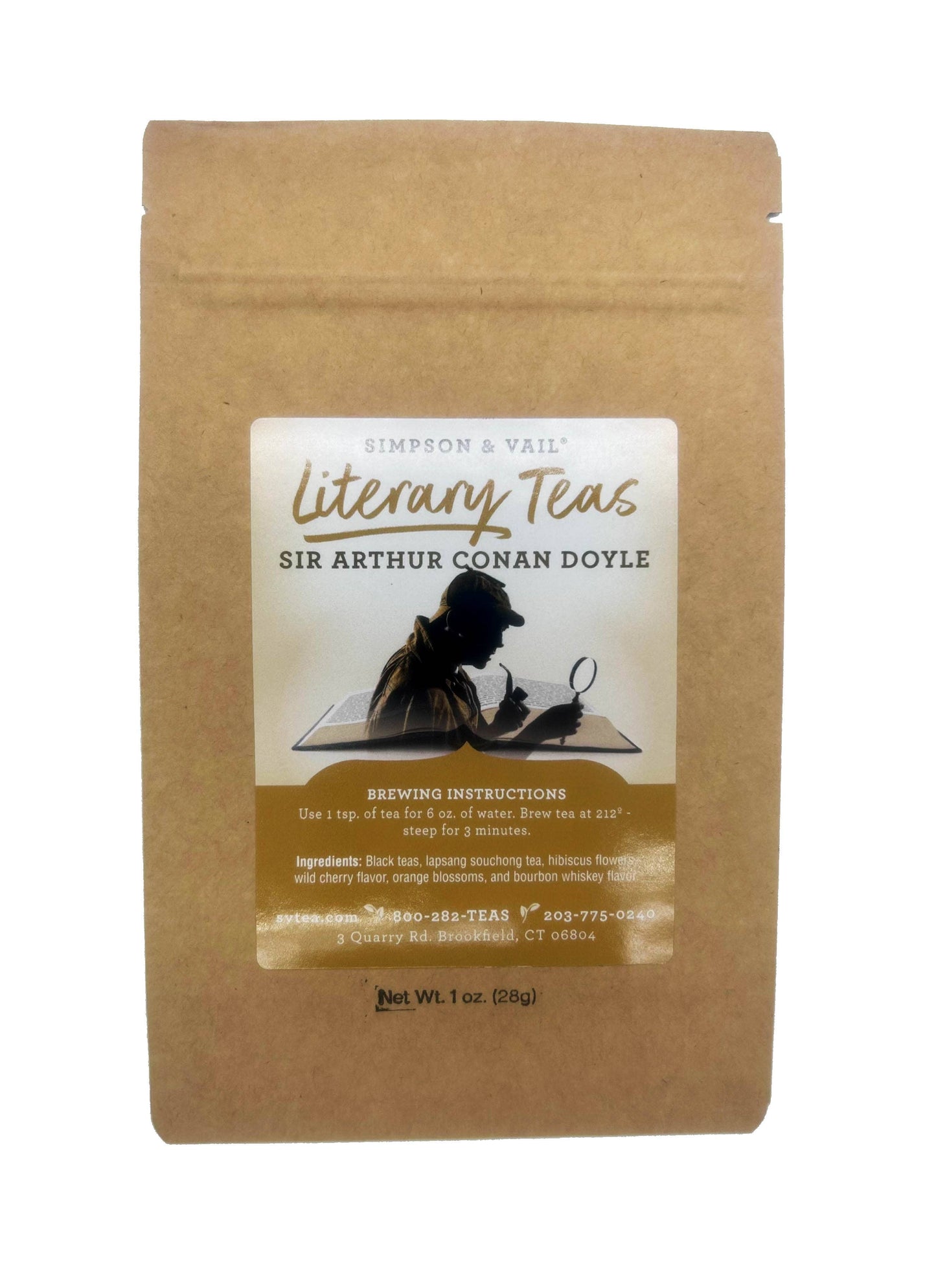 Sir Arthur Conan Doyle's Black Tea Blend - 1 Ounce Packet