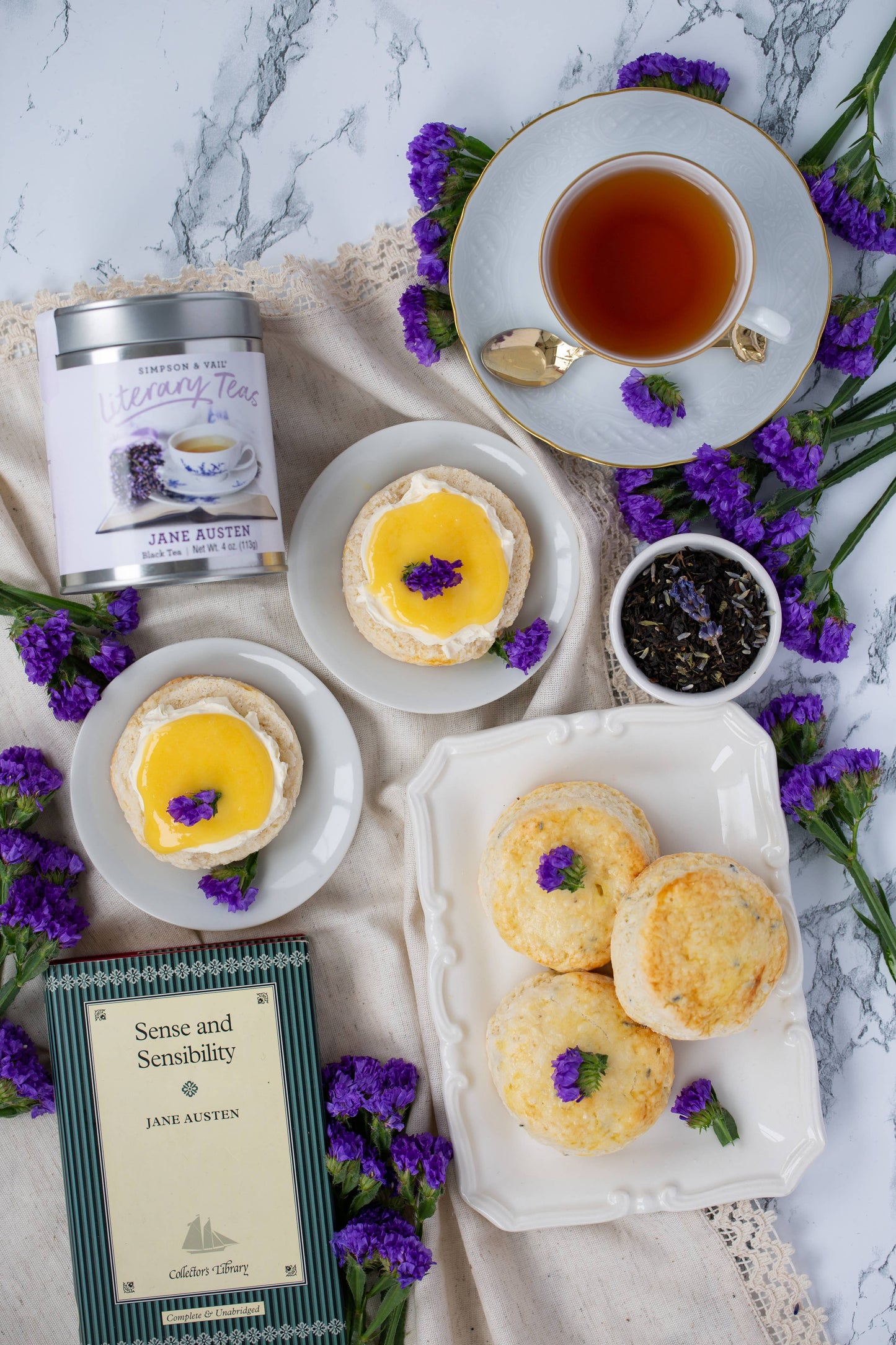 Jane Austen’s Black Tea Blend - 4 Ounce Tin