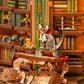 DIY Book Nook Kit: Magical Library w/ Dust Cover
