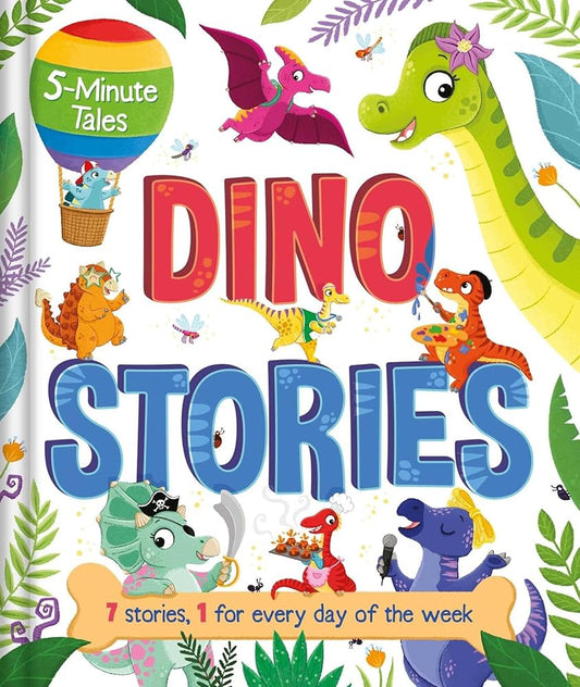 5-Minute Tales: Dino Stories: with 7 Stories, 1 for Every Day of the Week cover image