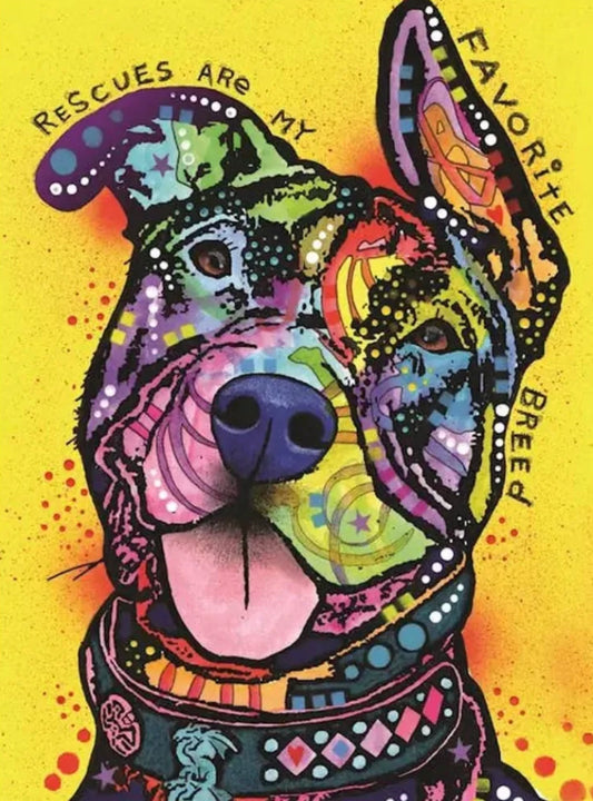 Rescues Are My Favorite Lined Journal - Dean Russo