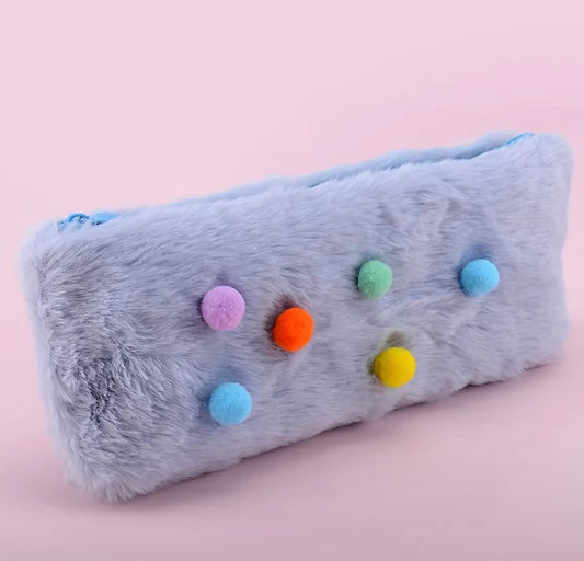 Fuzzy Purple Pouch