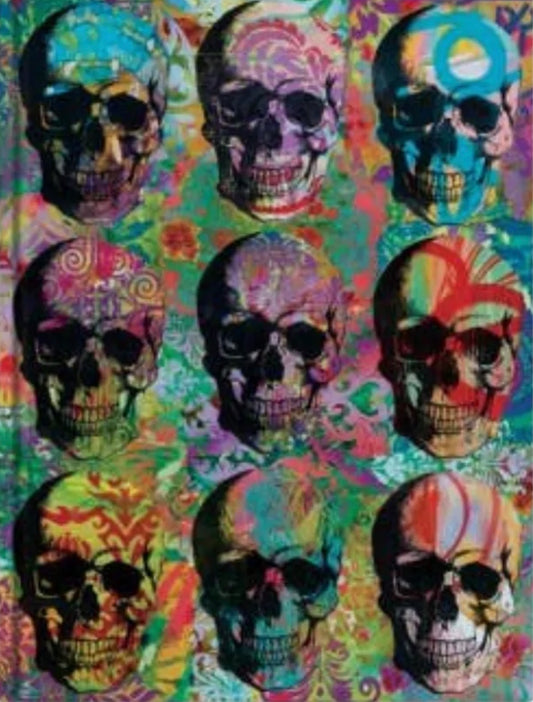 Mosaic Skull Lined Journal - Dean Russo
