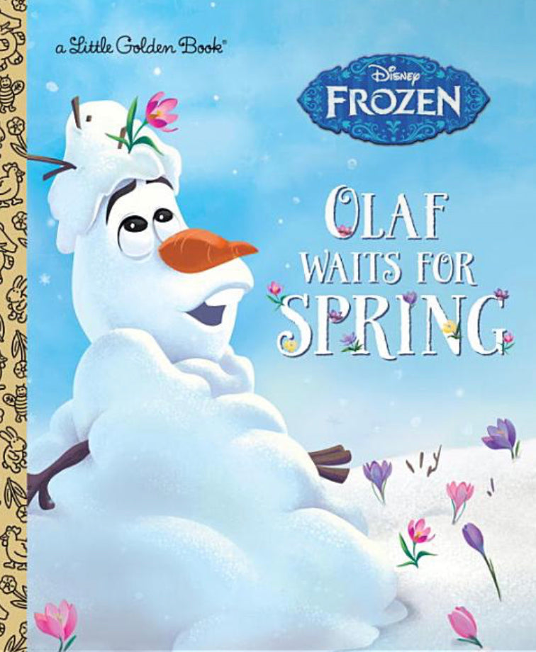 My Little Golden Book About : Olaf Waits For Spring