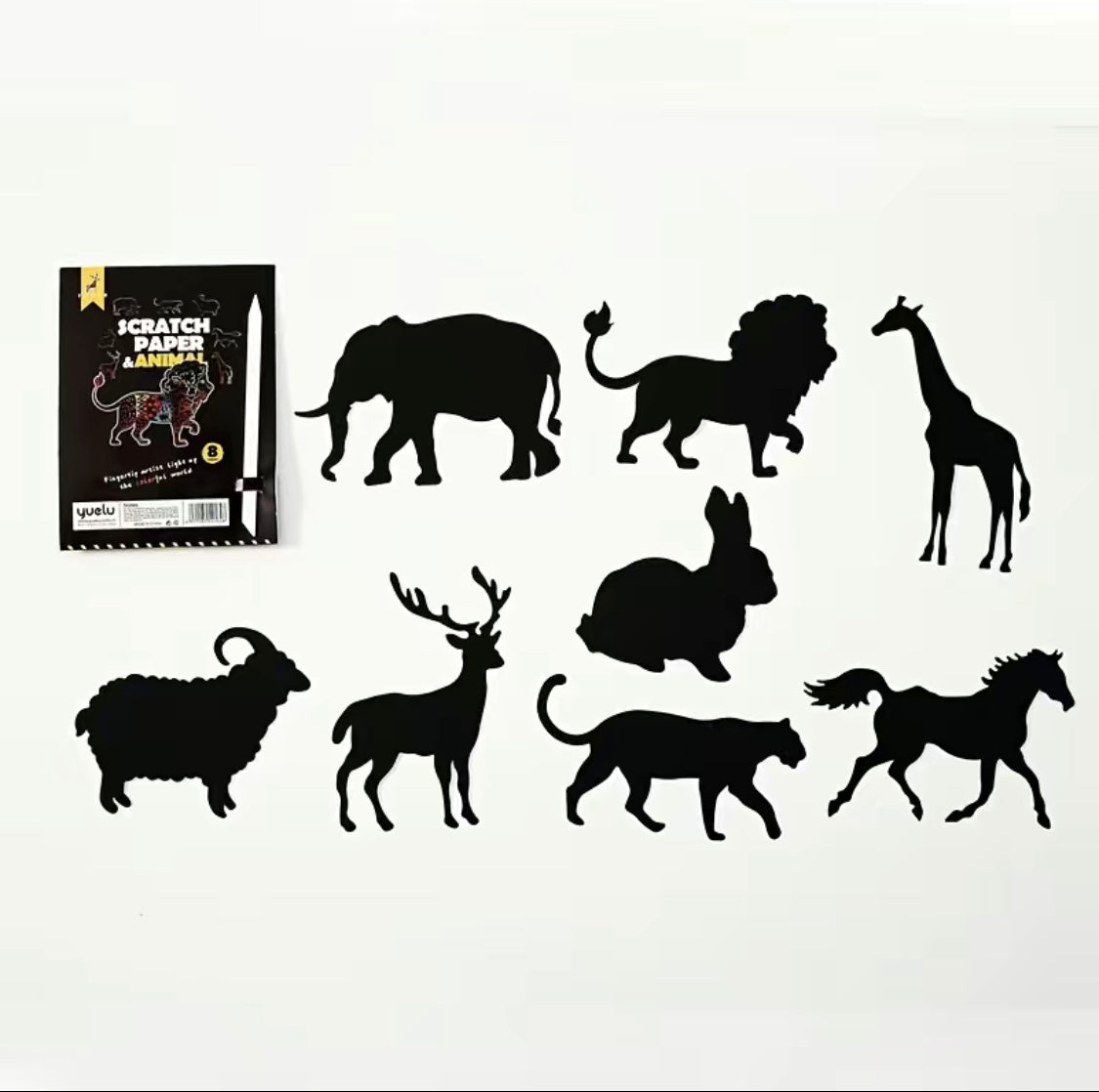 Animal Scratch Art