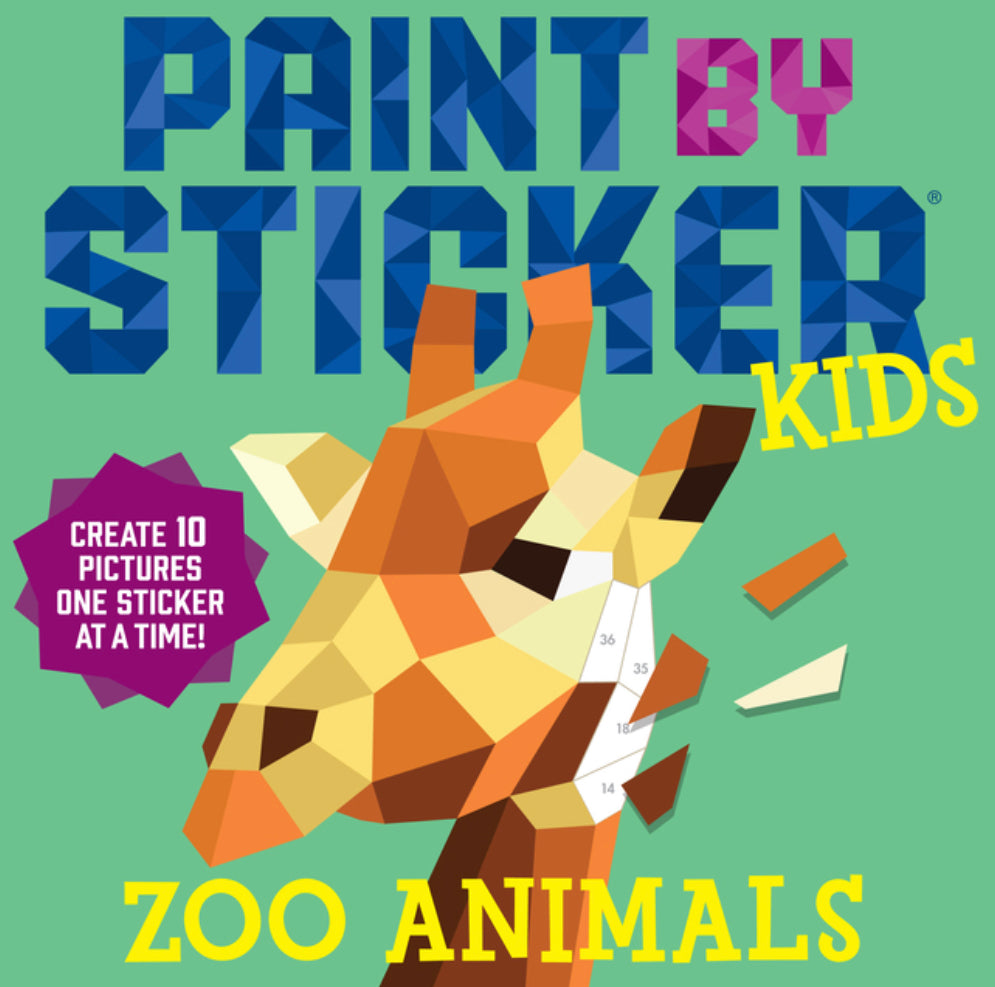 Paint By Sticker - Zoo Animals