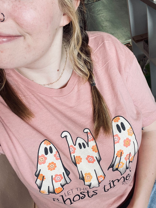 Floral GhostTEE