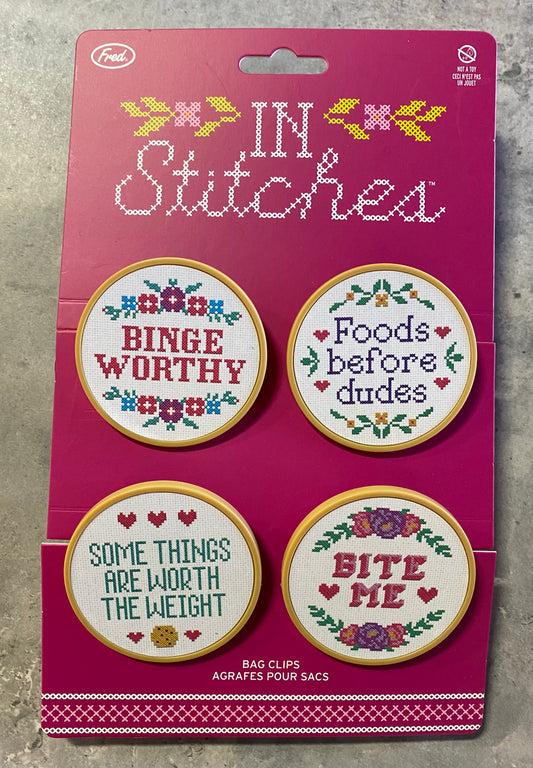 Chip Clips - Cross Stitch