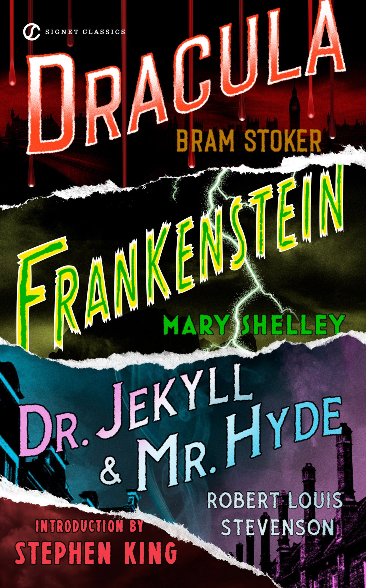 Frankenstein, Dracula, Dr. Jekyll and Mr. Hyde